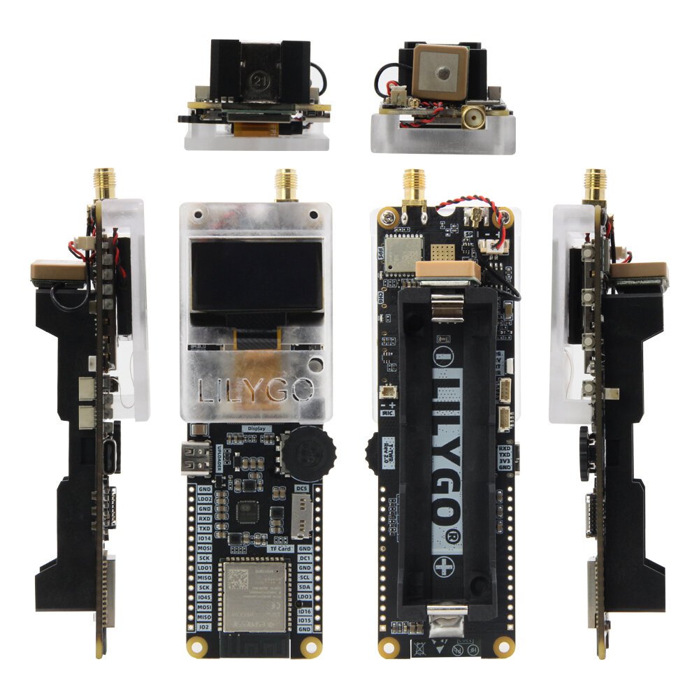 T-TWR Plus VHF ESP32-S3 Walkie-Talkie Development Board OpenEdition Integrated WiFi Bluetooth GPS OLED SA868 TF Card Battery