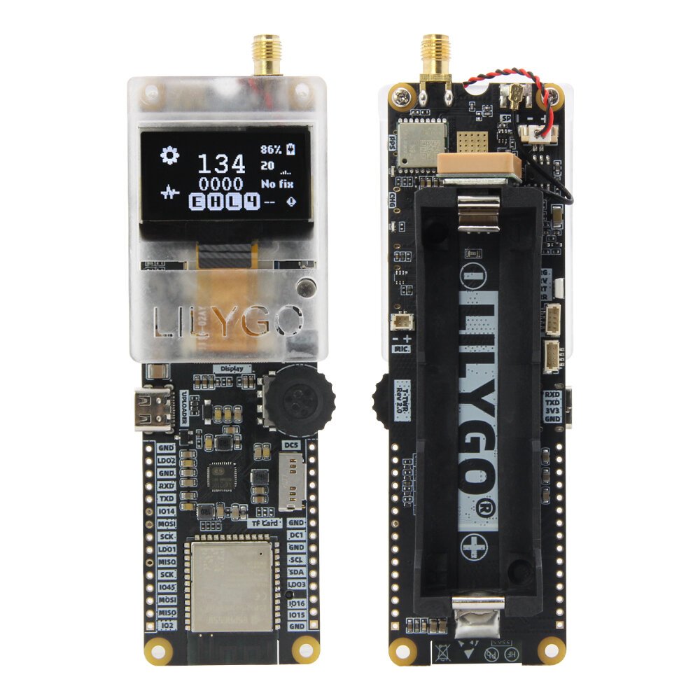 T-TWR Plus VHF ESP32-S3 Walkie-Talkie Development Board OpenEdition Integrated WiFi Bluetooth GPS OLED SA868 TF Card Battery