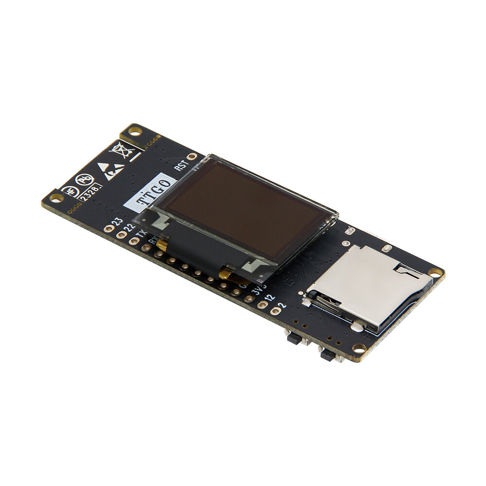 T2 ESP32 WiFi Bluetooth Wireless Module with 0.95 Inch OLED SSD1331 Display Screen SD Car Development Board