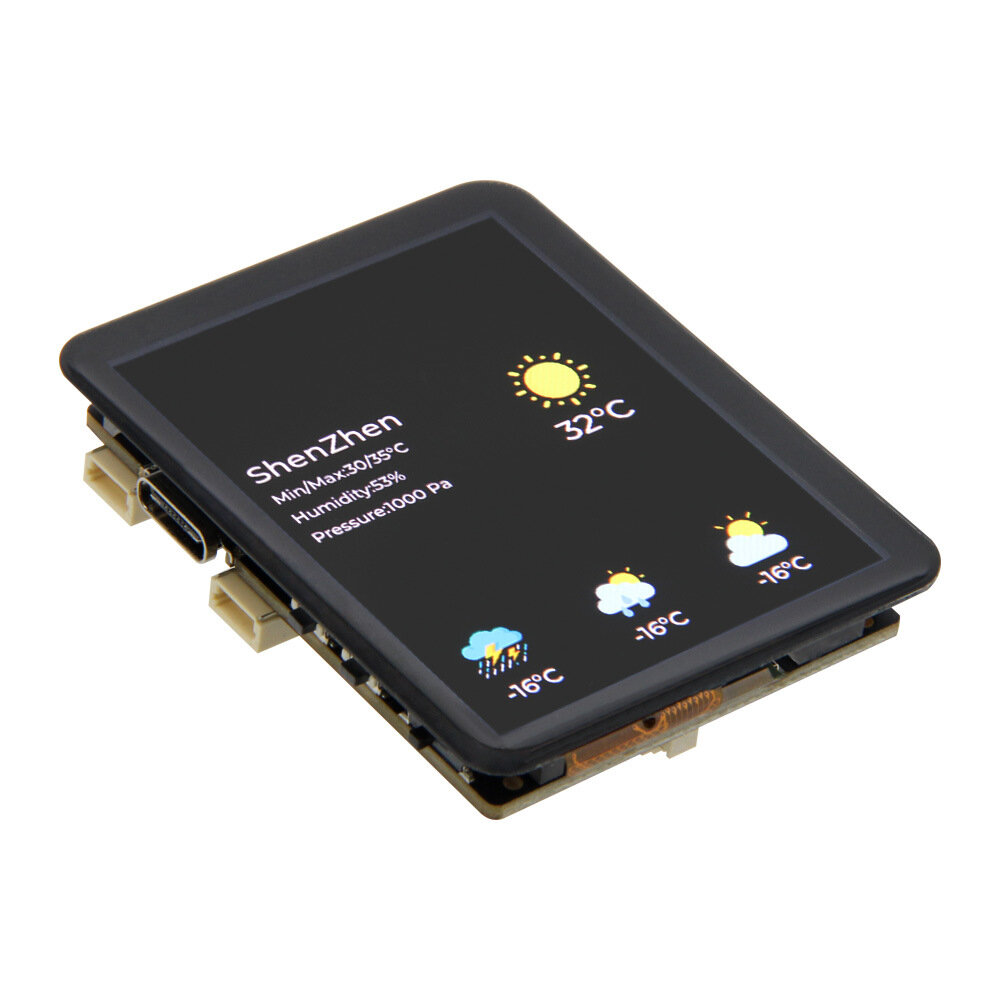 Placa de desenvolvimento com tela sensível ao toque AMOLED de 2,41 polegadas T4-S3 ESP32-S3 Tela RGB Dual-Core LX7 Microprocessador WIFI placa de módulo bluetooth