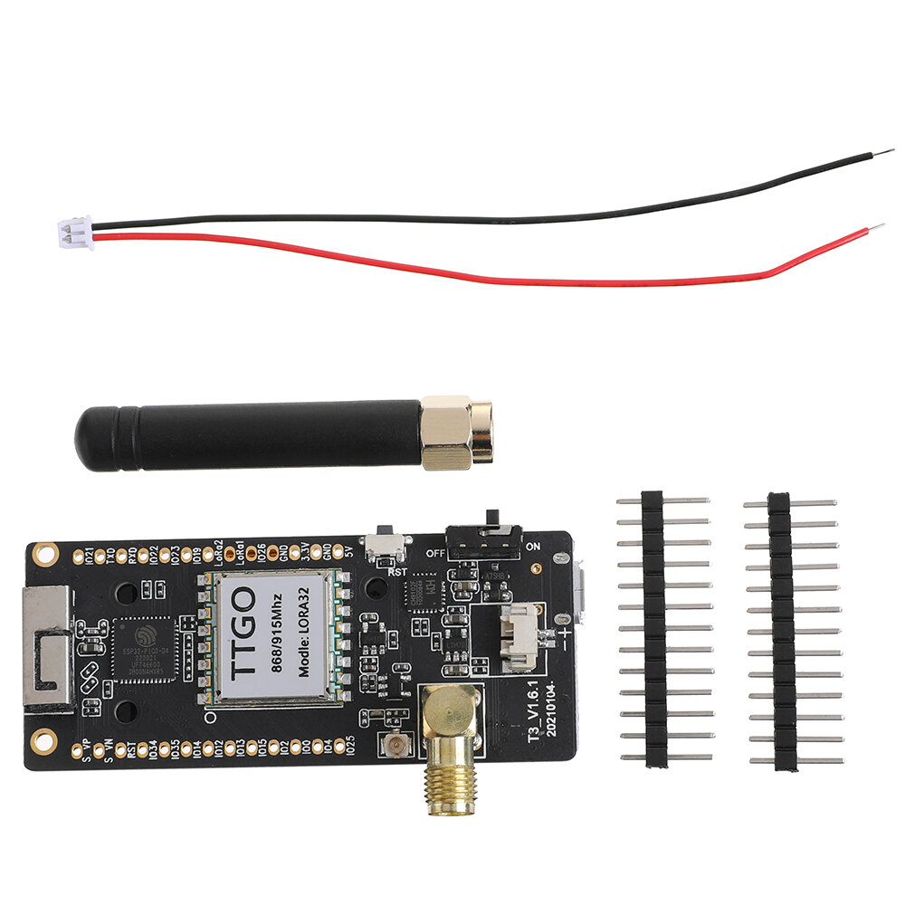 TTGO LoRa32 868Mhz ESP32 LoRa OLED 0.96 Inch SD Card bluetooth WIFI Wireless Module ESP-32 SMA IP5306