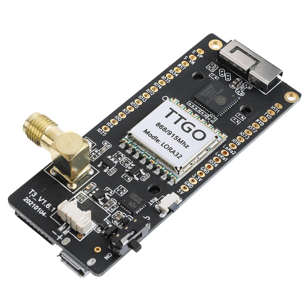 TTGO LoRa32 868Mhz ESP32 LoRa OLED 0.96 Inch SD Card bluetooth WIFI Wireless Module ESP-32 SMA IP5306