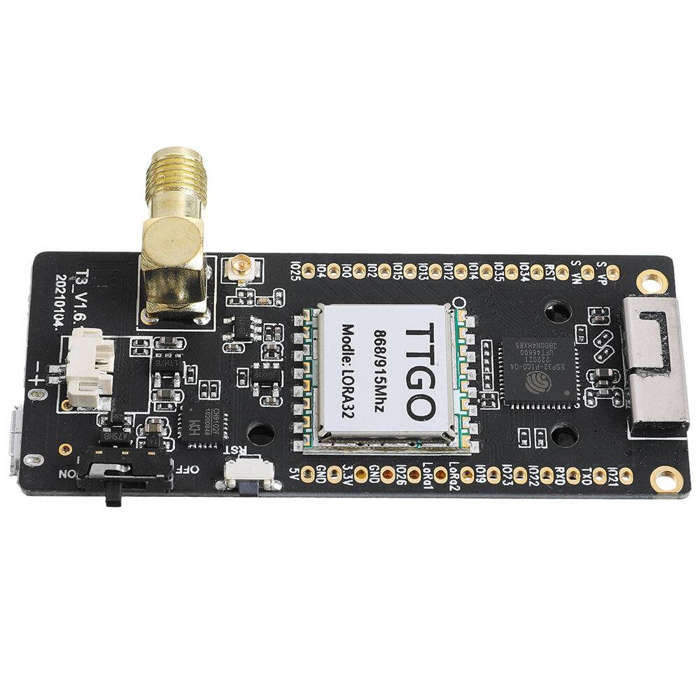 TTGO LoRa32 868Mhz ESP32 LoRa OLED 0.96 Inch SD Card bluetooth WIFI Wireless Module ESP-32 SMA IP5306