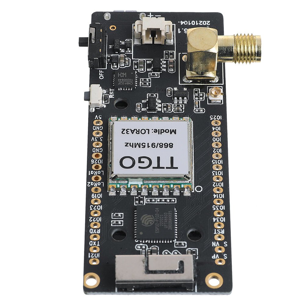 TTGO LoRa32 868Mhz ESP32 LoRa OLED 0.96 Inch SD Card bluetooth WIFI Wireless Module ESP-32 SMA IP5306