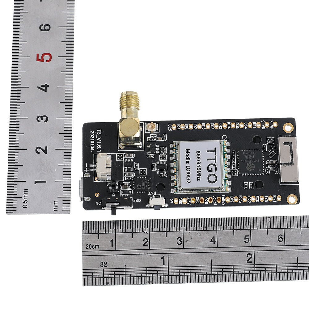 TTGO LoRa32 868Mhz ESP32 LoRa OLED 0.96 Inch SD Card bluetooth WIFI Wireless Module ESP-32 SMA IP5306