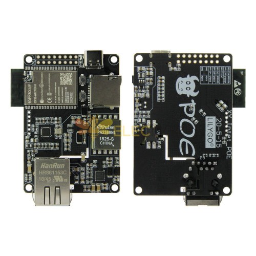 Placa de expansão ttgo t-internet-poe ESP32-WROOM lan8720a chip ethernet adaptador hardware programável