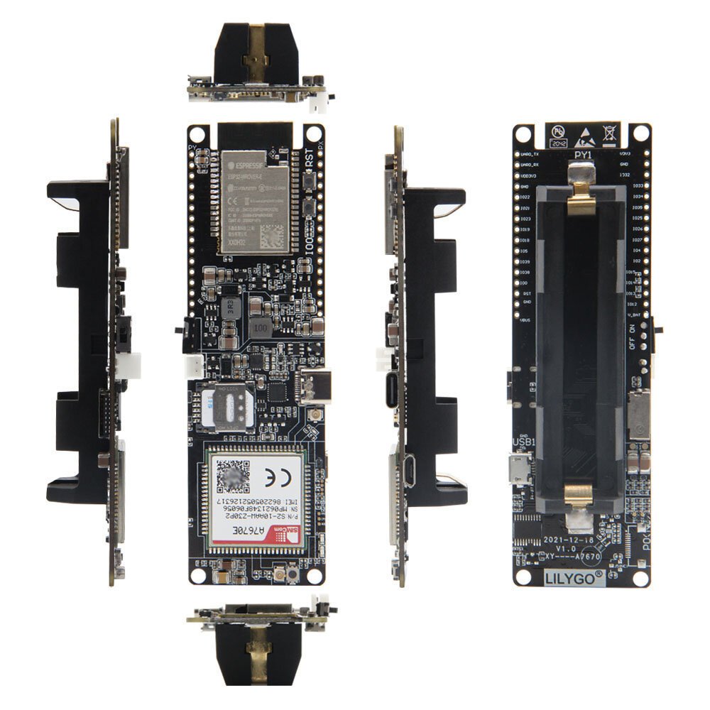 Módulo sem fio ttgo wireless a7670g a7670e a7670sa r2, chip esp32 4g lte cat1 mcu32, suporte para placa de desenvolvimento gsm/gprs/edge