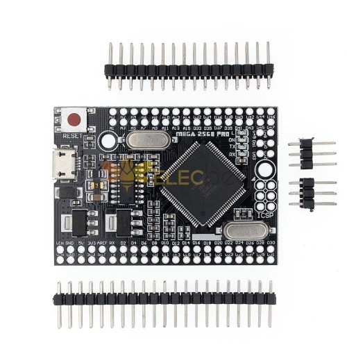 Placa de desenvolvimento mega 2560 pro, chip ch340g/ATMEGA2560-16AU com pinheaders machos, compatível com arduin mega2560, módulo inteligente diy