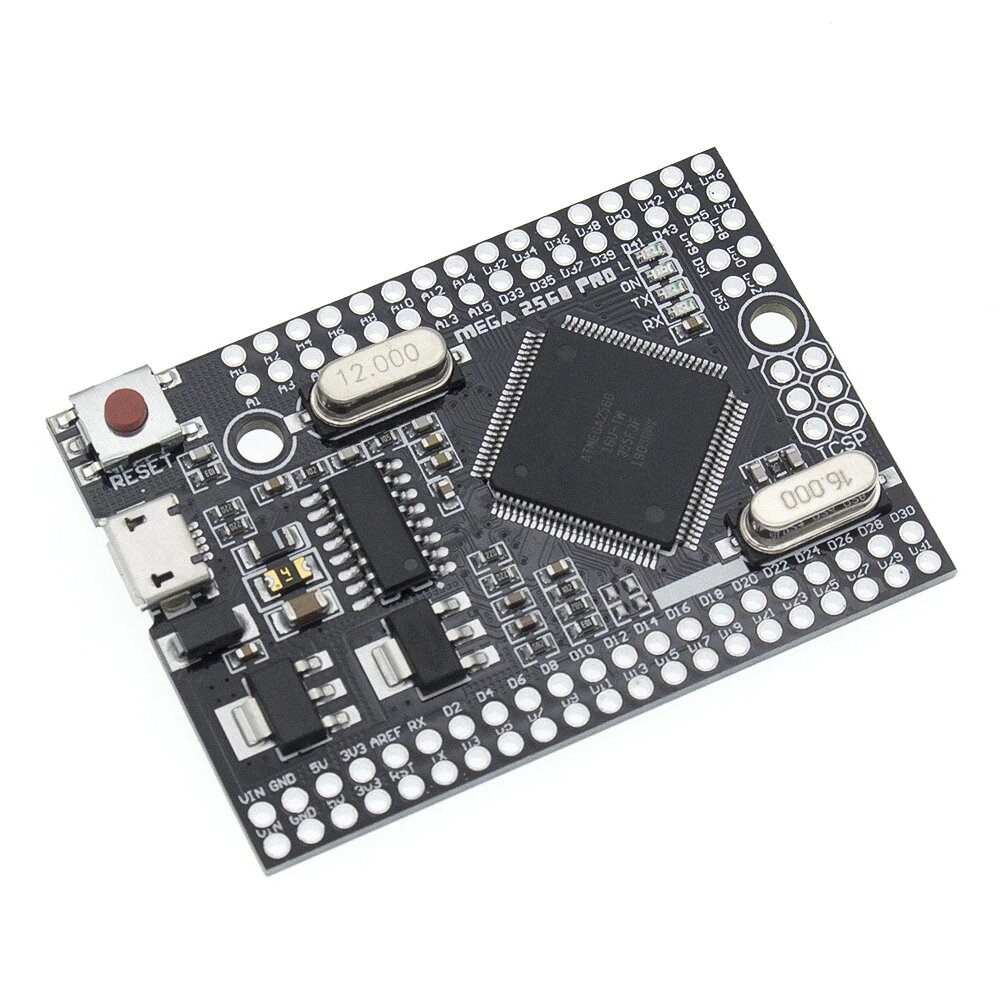 Placa de desenvolvimento mega 2560 pro, chip ch340g/ATMEGA2560-16AU com pinheaders machos, compatível com arduin mega2560, módulo inteligente diy