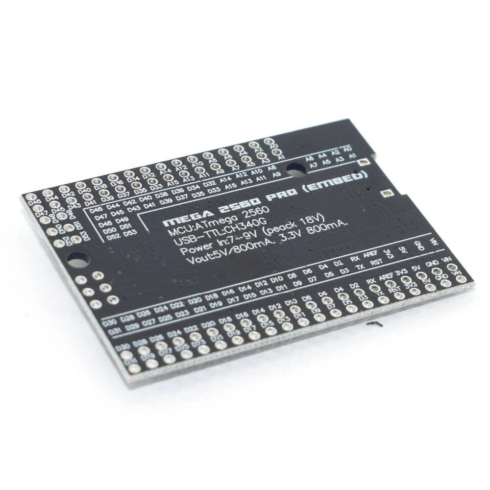 Placa de desenvolvimento mega 2560 pro, chip ch340g/ATMEGA2560-16AU com pinheaders machos, compatível com arduin mega2560, módulo inteligente diy