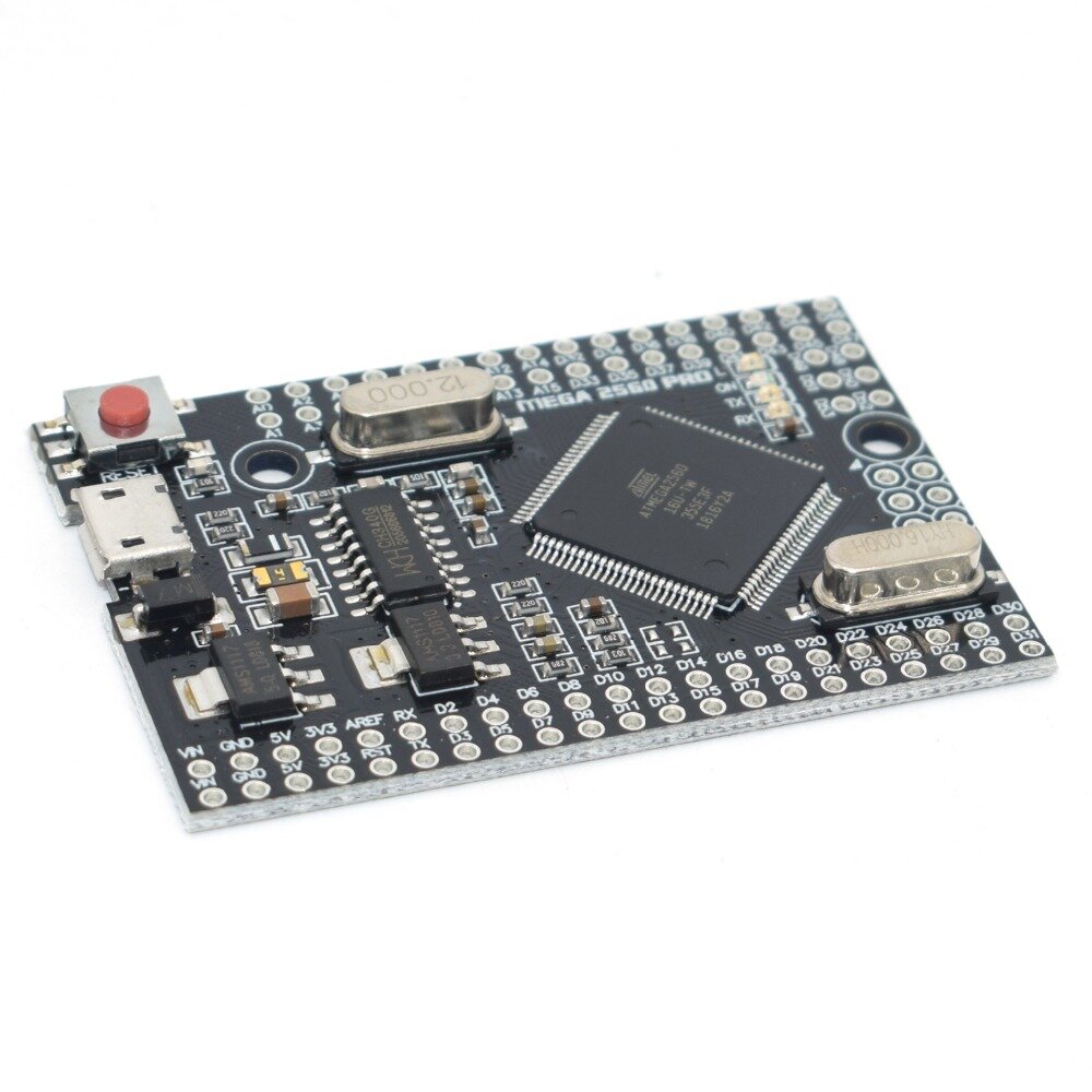 Placa de desenvolvimento mega 2560 pro, chip ch340g/ATMEGA2560-16AU com pinheaders machos, compatível com arduin mega2560, módulo inteligente diy