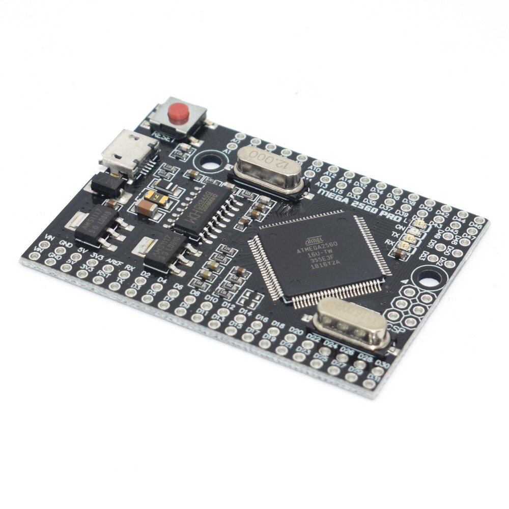 Placa de desenvolvimento mega 2560 pro, chip ch340g/ATMEGA2560-16AU com pinheaders machos, compatível com arduin mega2560, módulo inteligente diy