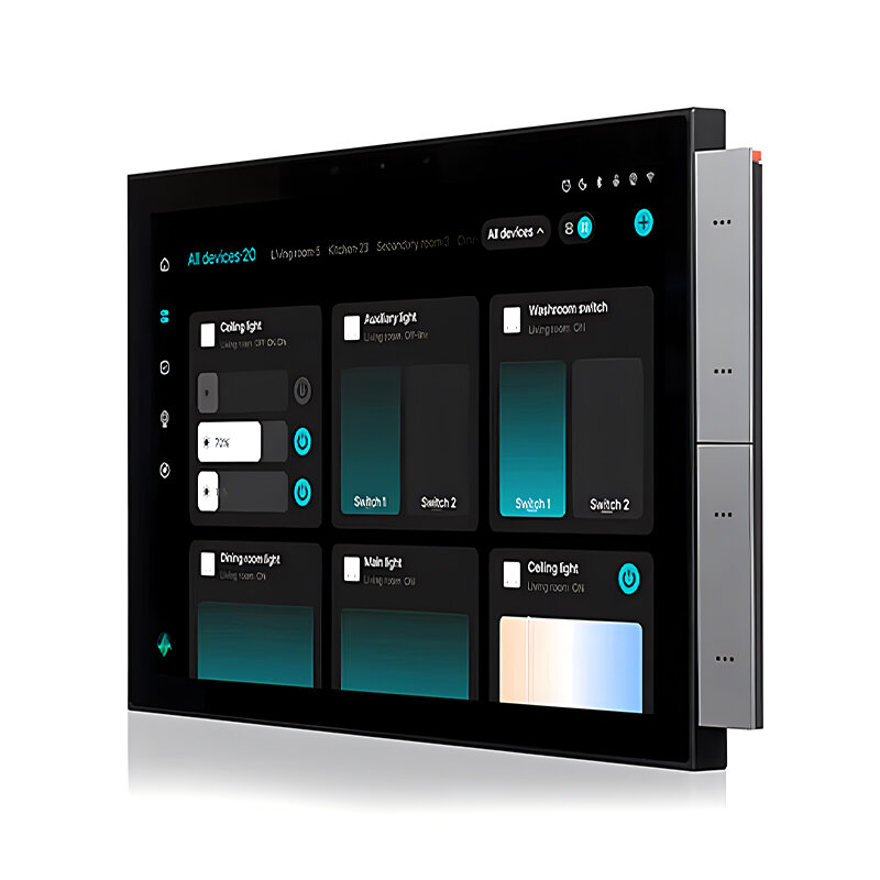 MOES Tuya WiFi Smart Painel de controle central inteligente Tela sensível ao toque de 10,1 polegadas com bluetooth Zigbe Gateway Controle de voz com Alexa Intercom integrado compatível