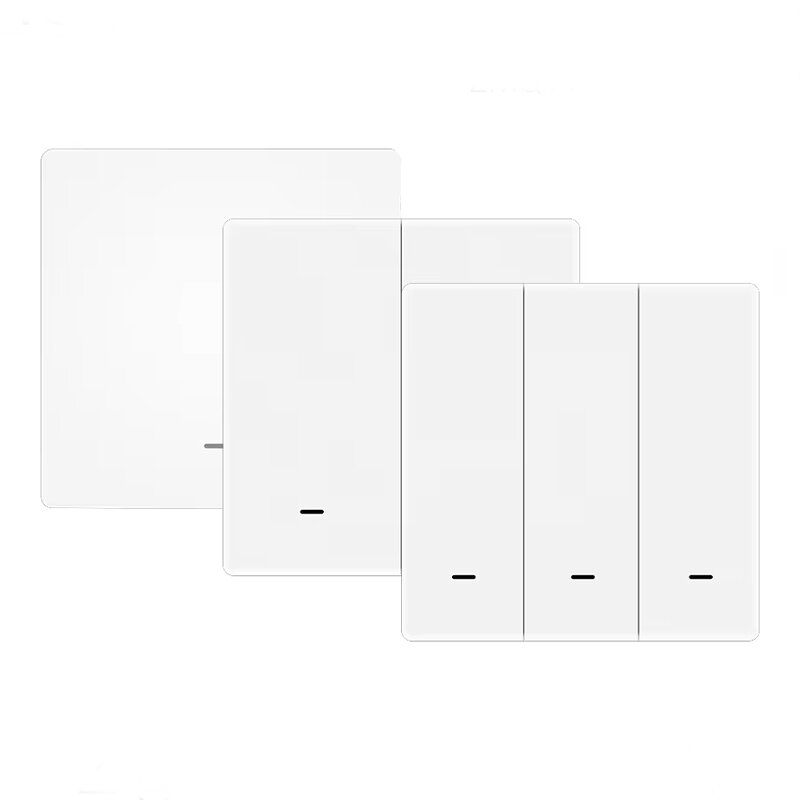 MOES Tuya ZigBe Wireless 9 Scene Switch Botão de pressão Transmissor alimentado por bateria Smart Life App Automation 1/2/3 Gang Smart Home Scene Switch