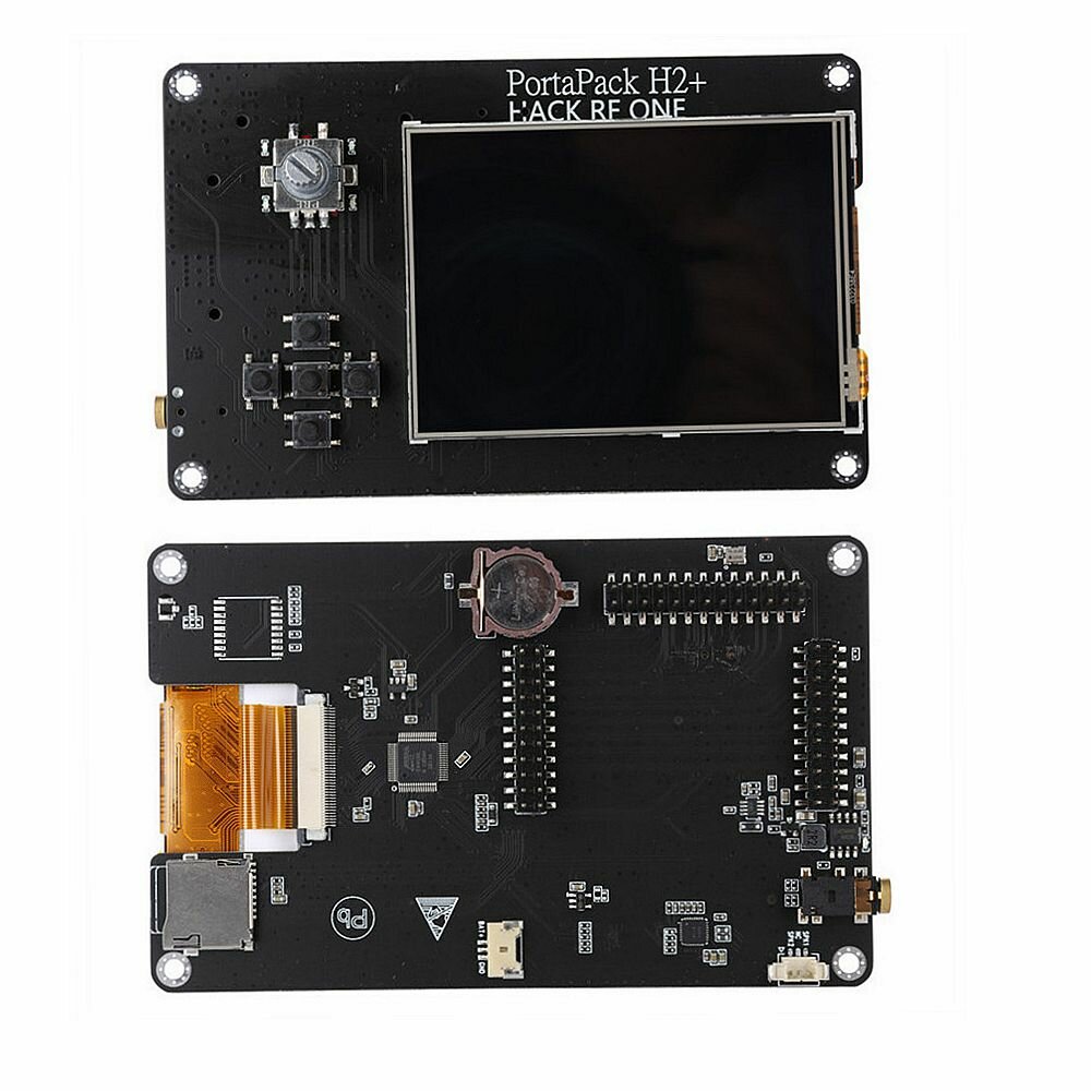 PortaPack H2+ for HackRF One SDR Software Defined Radio 1MHz-6GHz 0.5ppm TCXO with 3.2inch Touch LCD Display