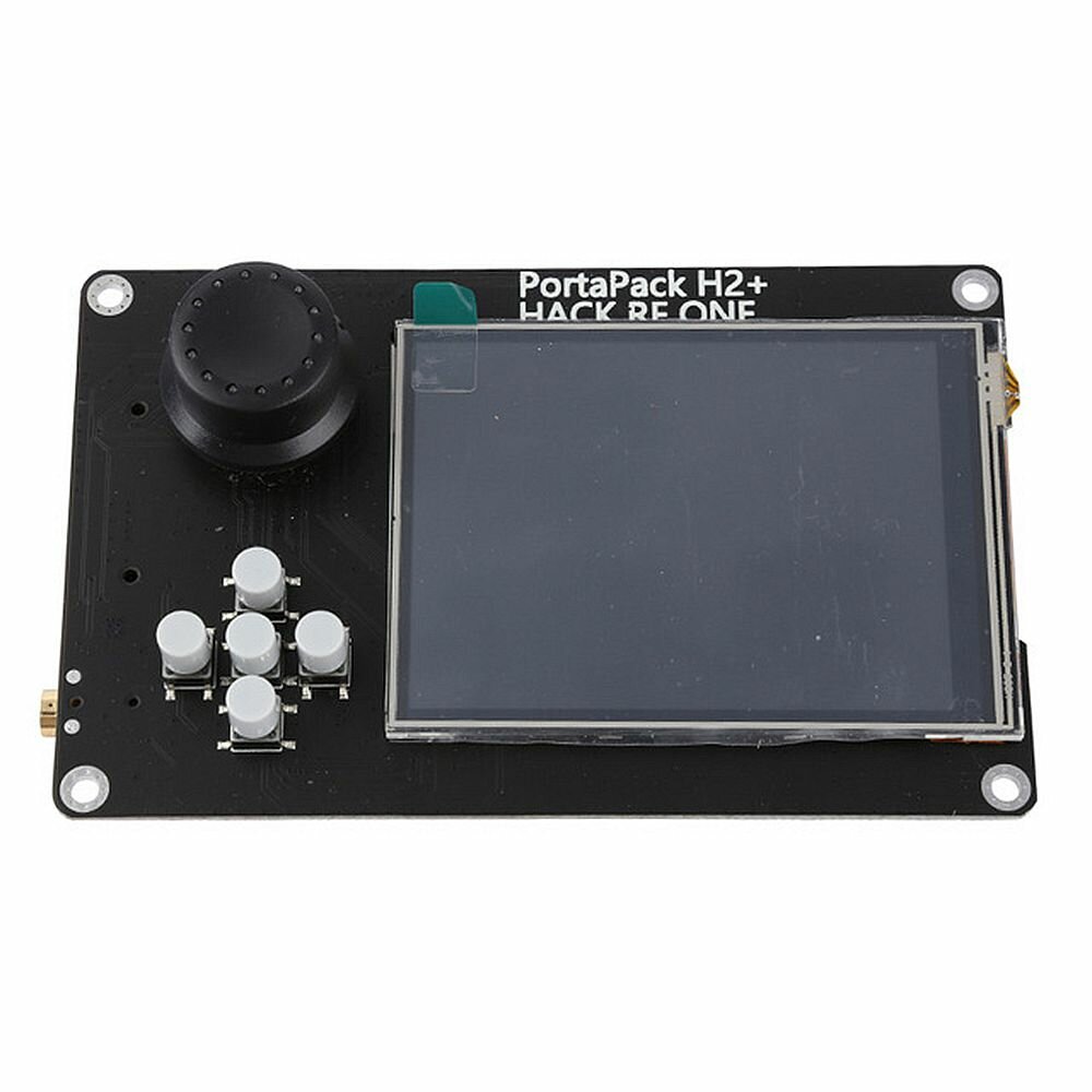 PortaPack H2+ for HackRF One SDR Software Defined Radio 1MHz-6GHz 0.5ppm TCXO with 3.2inch Touch LCD Display