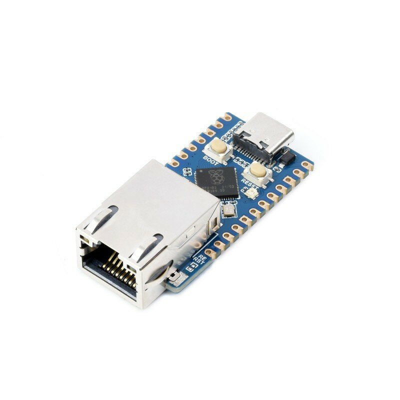 Raspberry Pi Pico RP2040 Módulo de porta Ethernet CH9120 ETH RJ45 Placa de desenvolvimento de rede RP2040 Processador Dual Core