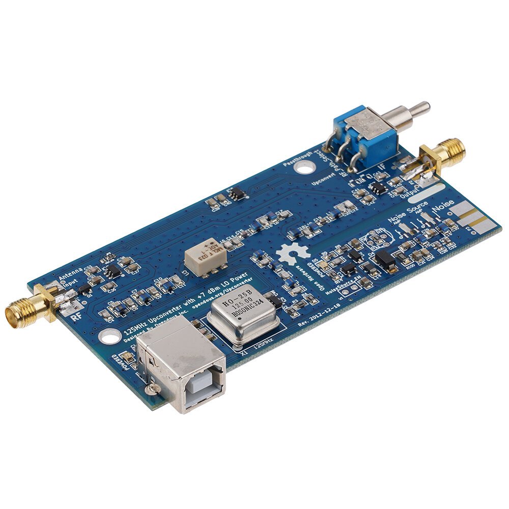 SDR Upconverter-125MHz-ADE para receptor HackRF One RTL2832 + R820T2