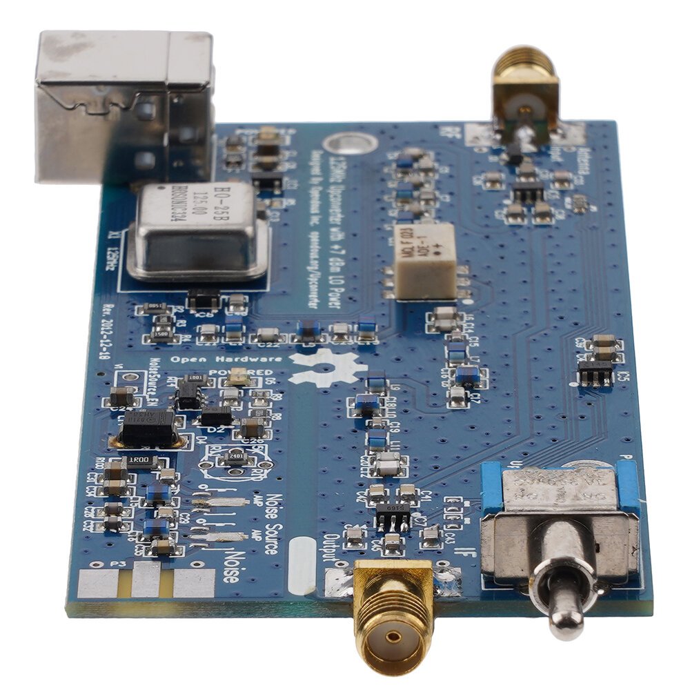 SDR Upconverter-125MHz-ADE para receptor HackRF One RTL2832 + R820T2