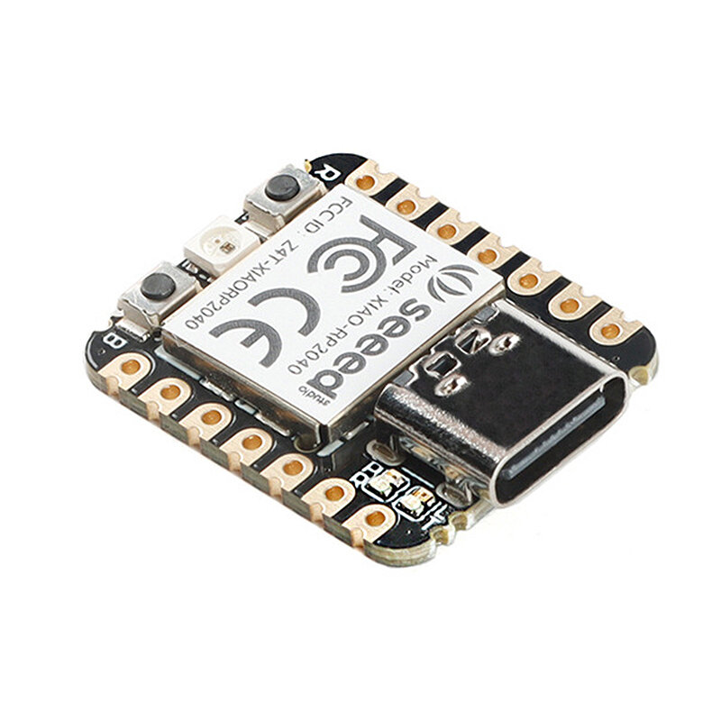 Seeed XIAO RP2040 Placa de módulo de desenvolvimento Raspberry Pi para Arduinno/MicroPython/CircuitPython