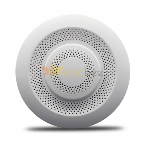 Smart Tuya Zigbe WIFI Airbox CO2 Formaldeído VOC Detector Temperatura Umidade Sensor Controle de aplicativo Smart Home Scene Linkage Trabalhe com Amazon Google Assistant