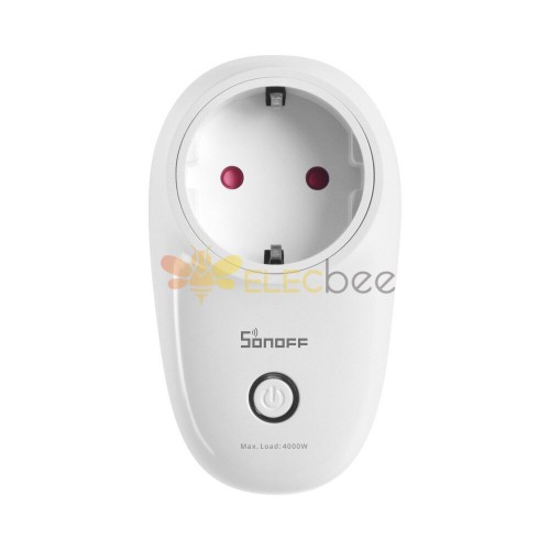 Sonoff S26R2TPF Padrão Europeu Smart WiFi Socket Suporte Controle Remoto de Voz para Telefone