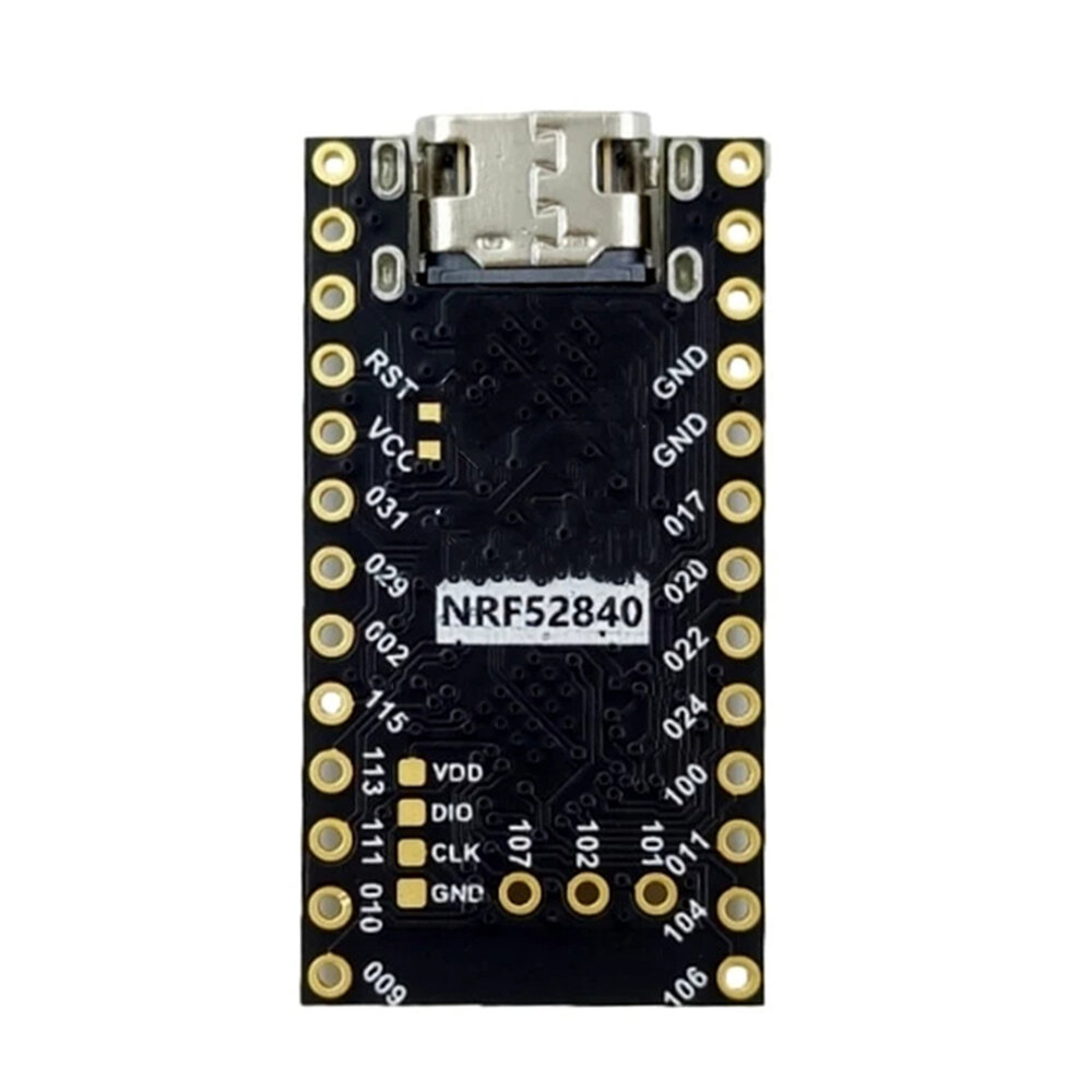 Placa de desenvolvimento SuperMini NRF52840 Bluetooth 5.0 ARM Cortex-M4F 1MB Flash 256kB RAM SoC sem fio de baixa potência