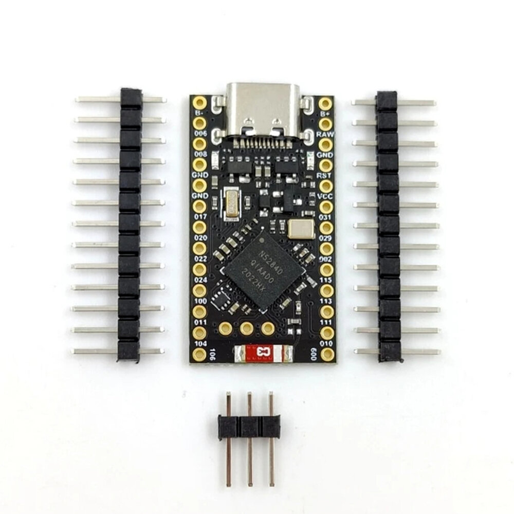 Placa de desenvolvimento SuperMini NRF52840 Bluetooth 5.0 ARM Cortex-M4F 1MB Flash 256kB RAM SoC sem fio de baixa potência