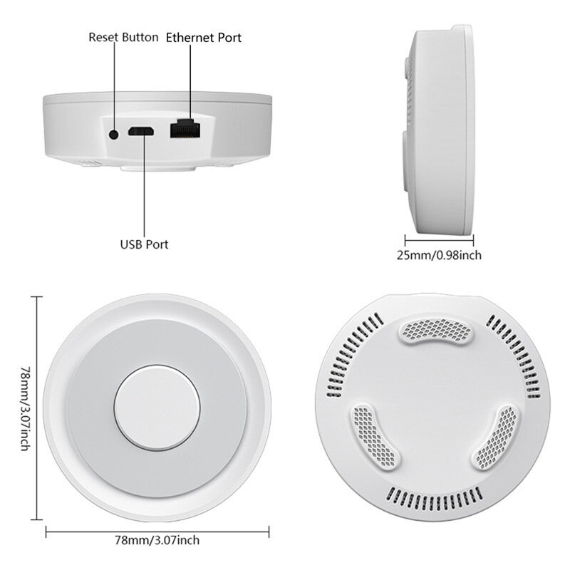 Tuya homekit zigbe wired gateway hub app controle remoto inteligente casa inteligente ponte suporte controle de voz com alexa google casa