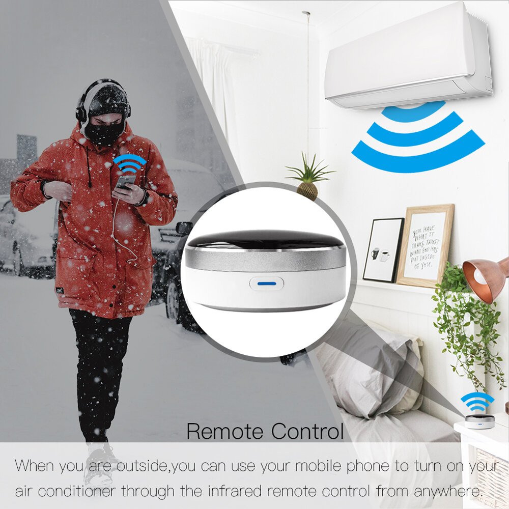 Tuya ir casa inteligente wifi controle remoto infravermelho controle remoto de voz funciona com alexa google casa inteligente vida app