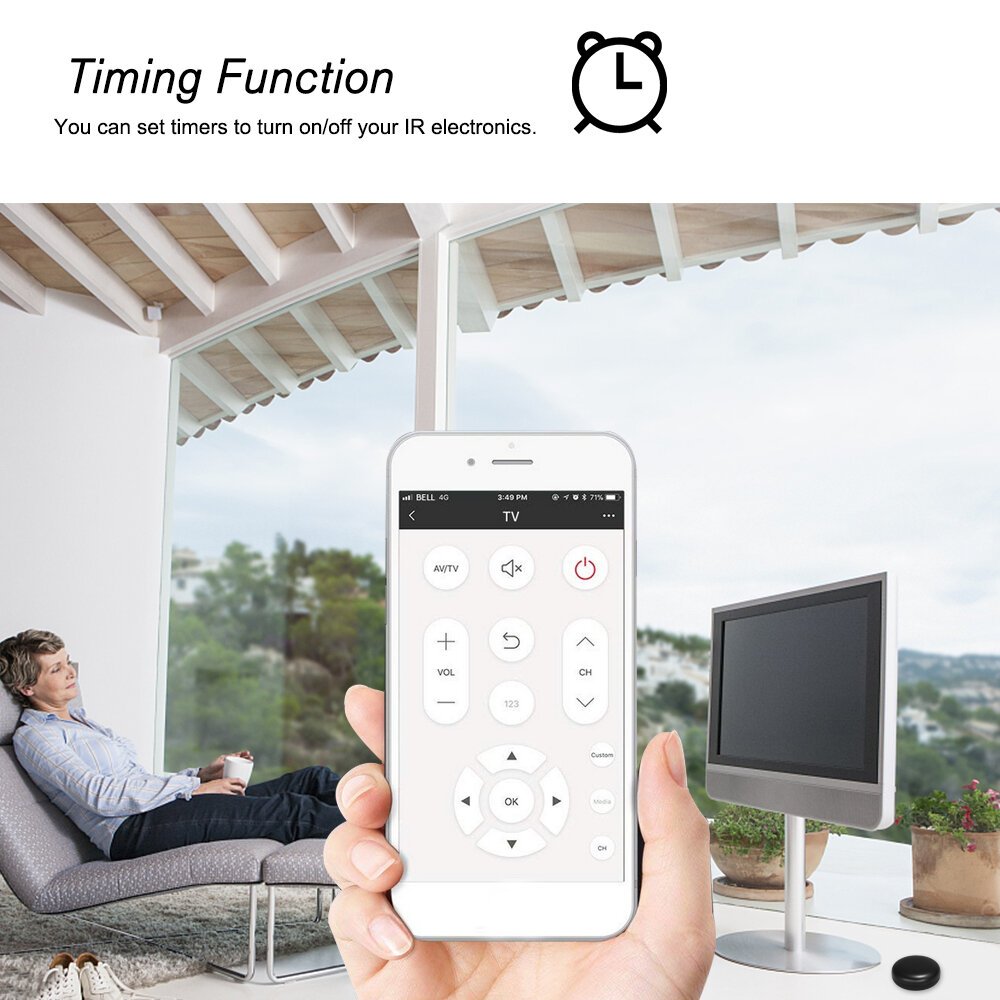 Tuya ir casa inteligente wifi controle remoto infravermelho controle remoto de voz funciona com alexa google casa inteligente vida app