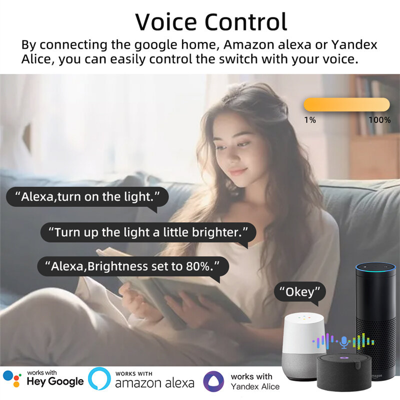 Tuya wifi inteligente dimmer led gabinete luz motorista função de temporização cenas inteligentes app controle remoto voz com alexa google casa