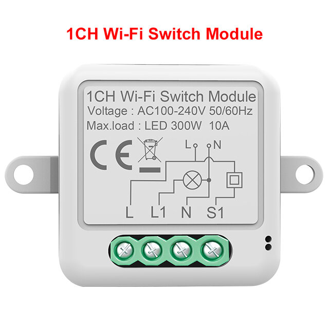 Tuya WiFi スマートスイッチモジュール電気スイッチング 1/2/3/4Gang 照明スイッチモジュールモバイル APP 制御