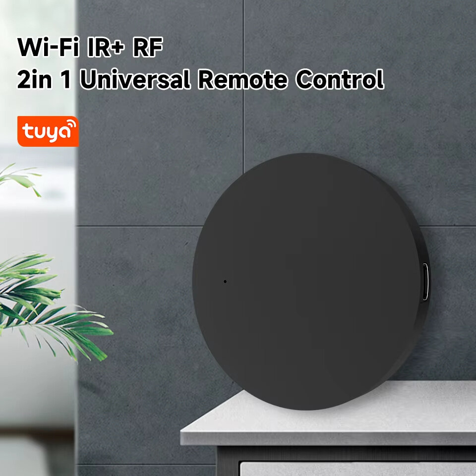 Tuya wifi universal infravermelho ir controle remoto rf433/3152 em 1 controlador de casa inteligente para tv dvd controle voz com alexa google