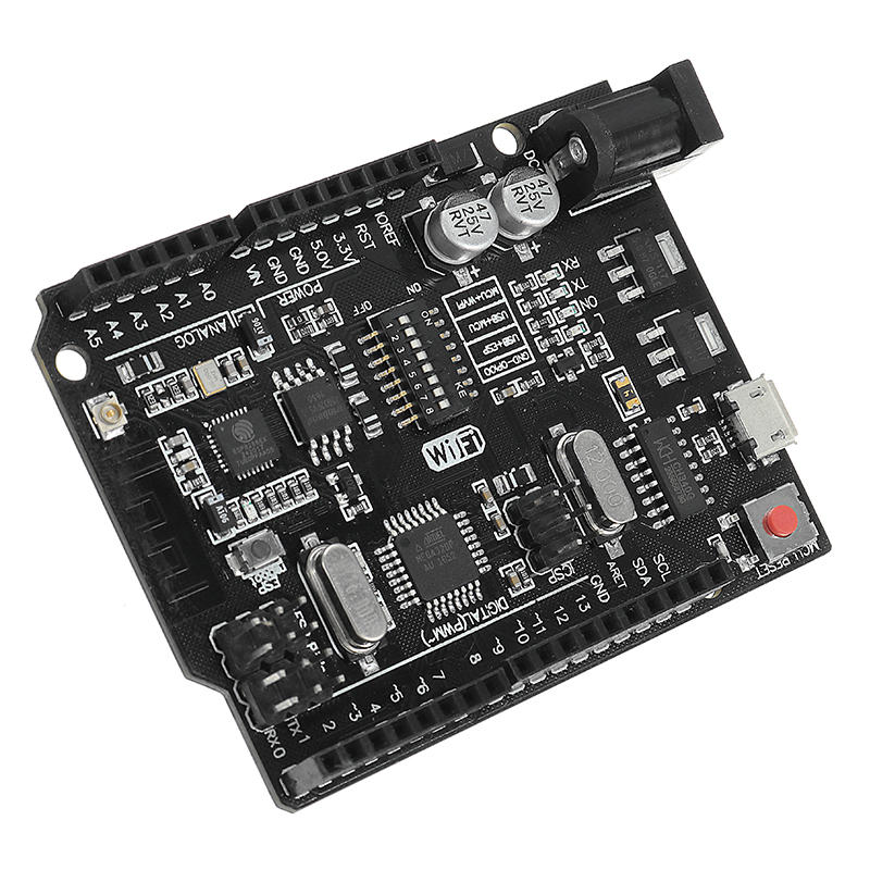 Módulo UNO+WiFi R3 ATmega328P+ESP8266 32Mb de memória USB-TTL CH340G