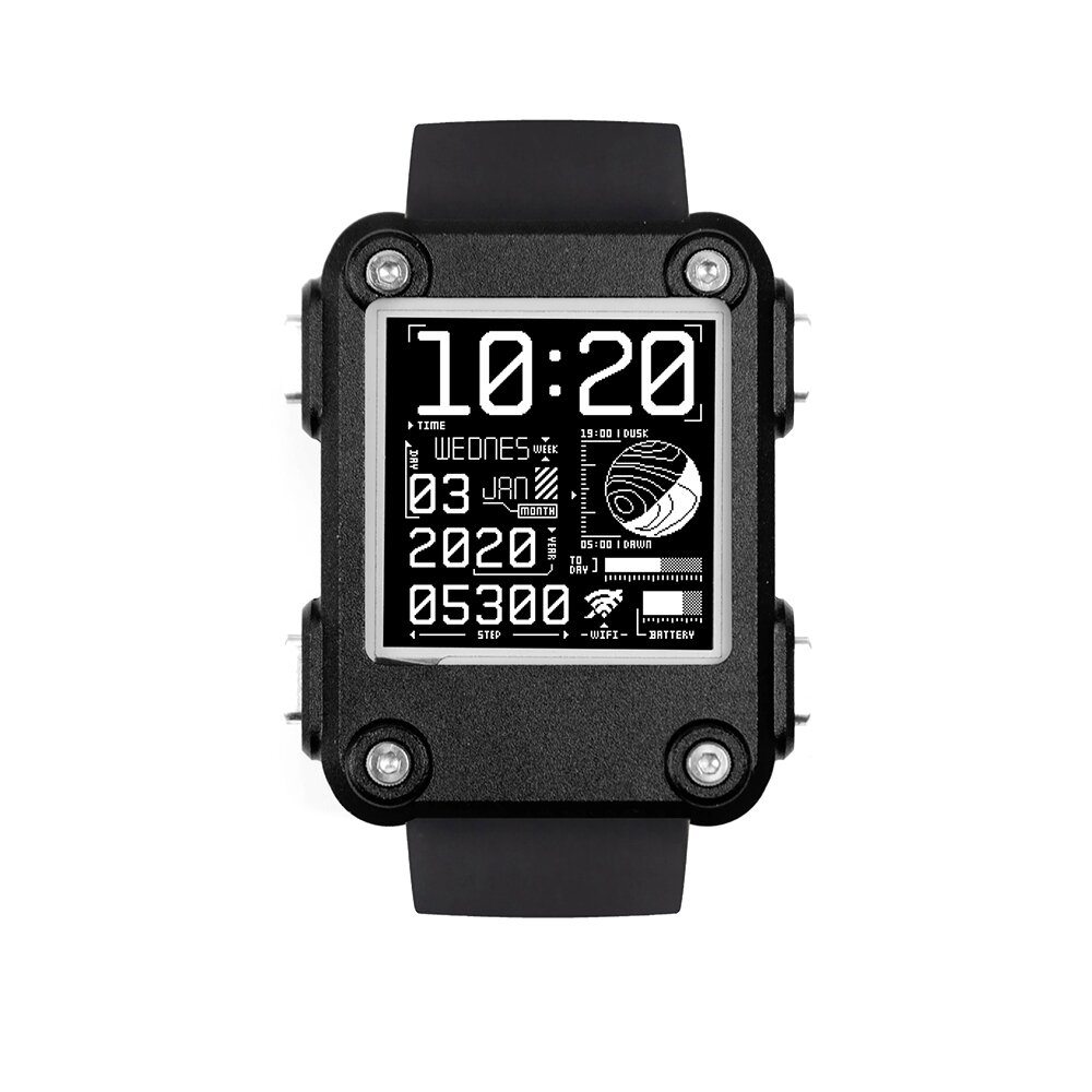 Watchy 2.0 PLUS Programmable Electronic Watch ESP32 Based Smart Watch Open Source E-Paper Display bluetooth Connectivity Real-Time Clock Gesture Detection