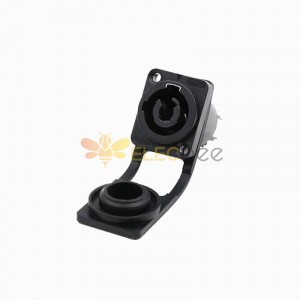 20A Power Plug 3 Pin Female Waterproof Power Socket For DC To AC Quick Connector