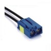 Fakra Dual Ports C Code Blue Twin Straight Гнездовой разъем Сигнал GPS Односторонний кабель 0,5 м
