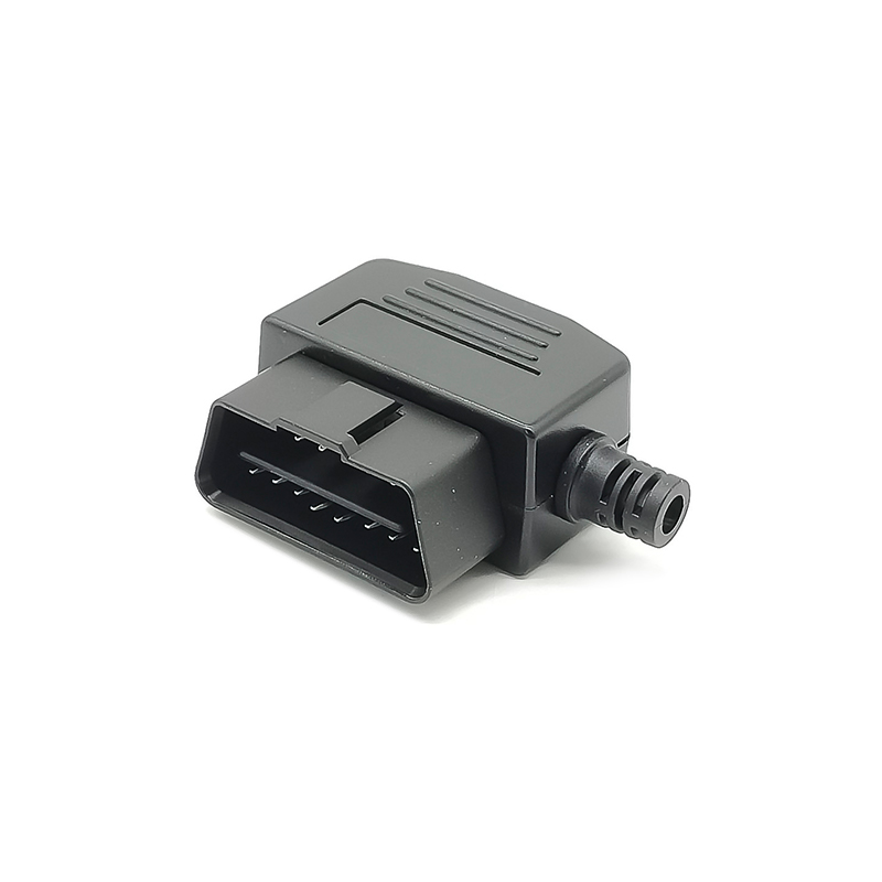 Automóvel macho OBD2 16 pinos conector shell plugue OBD J1962M