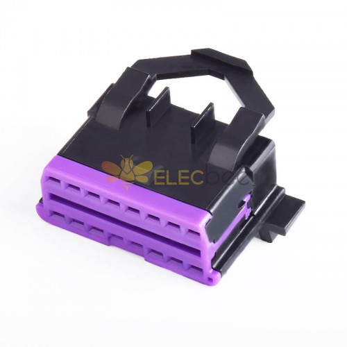 Automobile Obd2 16 Pin Female Diagnostic Connector Obd Diagnostic Plug For Vw Volkswagen Female