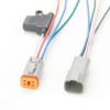 Enchufe del cable del actor del sensor Dt04-4P y Dt04-4S 0.1M