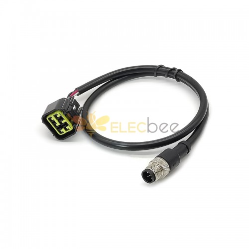 Cabo Yamaha Hub para Nmea2000 Backbone Link M12 5 pinos macho para 6 pinos fêmea