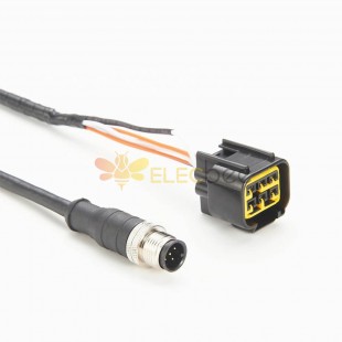 6Pin 여성에 Nmea2000 등뼈 연결 케이블 M12 5Pin 남성에 Yamaha 허브