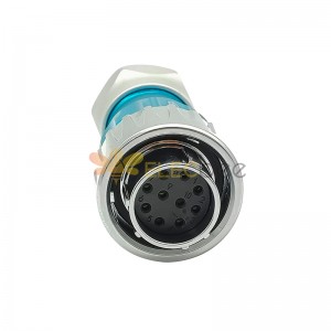 DH24 10 Pin Waterproof Quick Connect Disconnect Electrical Connector M20 Female Plug Audio Equipment Industry Signal Connector