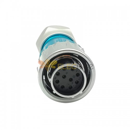 DH24 10 Pin Waterproof Quick Connect Disconnect Electrical Connector M20 Female Plug Audio Equipment Industry Signal Connector