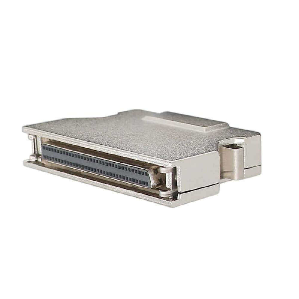 IDC SCSI-2 100 針公直型連接器帶金屬外殼的閂鎖