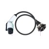 Adaptador de carregamento rápido EV Plugue GBT para IEC 62196-3 Soquete 32A 250V com cabo de 1M IP65