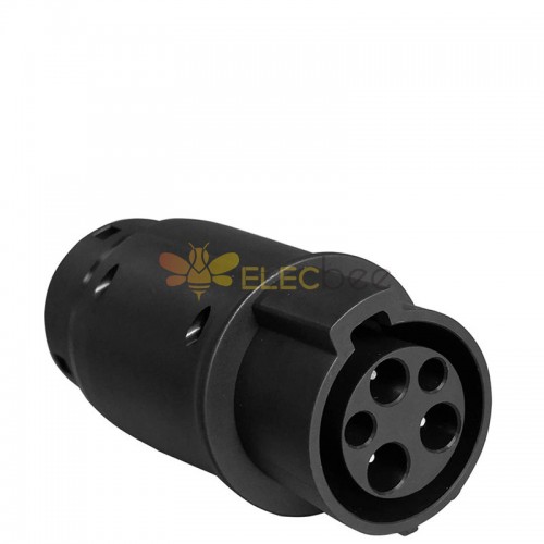 IEC 62196-3 Socket to SEA J1772 EV Charger Receptacle AC Charge 32A 250V Connector Adapter