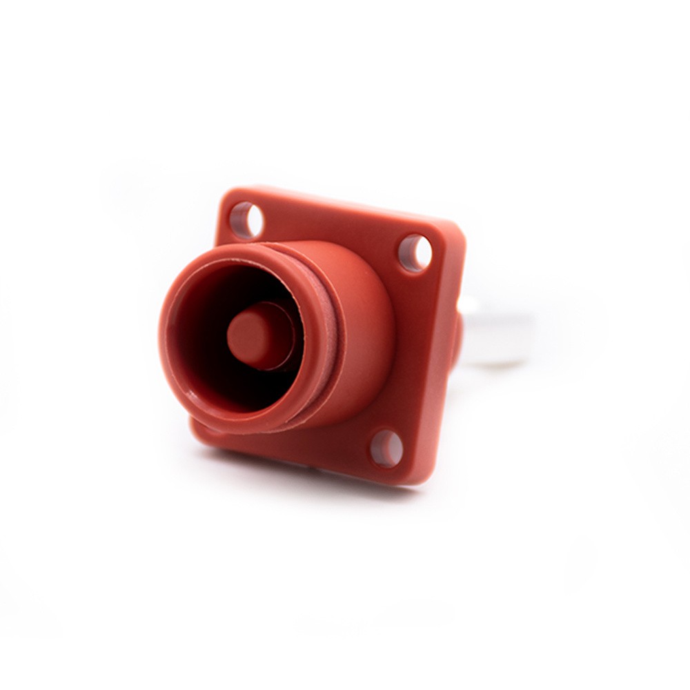 防水 Surlok 插座储能电池连接器母直头 8mm BL IP67 红色