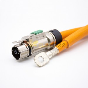 Соединительный кабель HVIL прямой 1 штекер 125A Pin 125A водоустойчивый IP67 металлический штекер с медным терминалом 6mm 25mm2